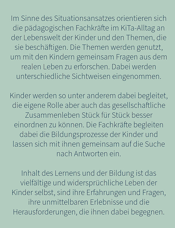 Eklärtext zum Situationsansatz